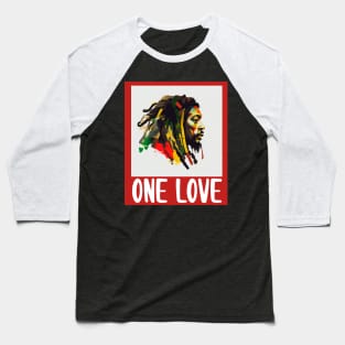 Rastafari One Love Reggae Baseball T-Shirt